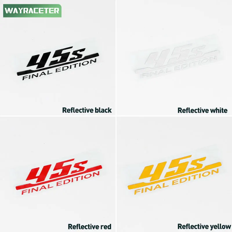 Reflective AMG Final Edition Car Window Sticker Trunk Body Decal For Mercedes Benz W177 A45 S A Class A35 A180 A250 A200 W176