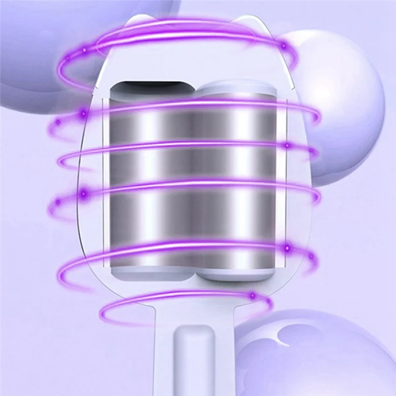 AA96 32Mm Egg Curling Iron Automatic Electric Hair Curler Water Ripple Styling Tools Lazy Man with Short Hair Curler EU Plug