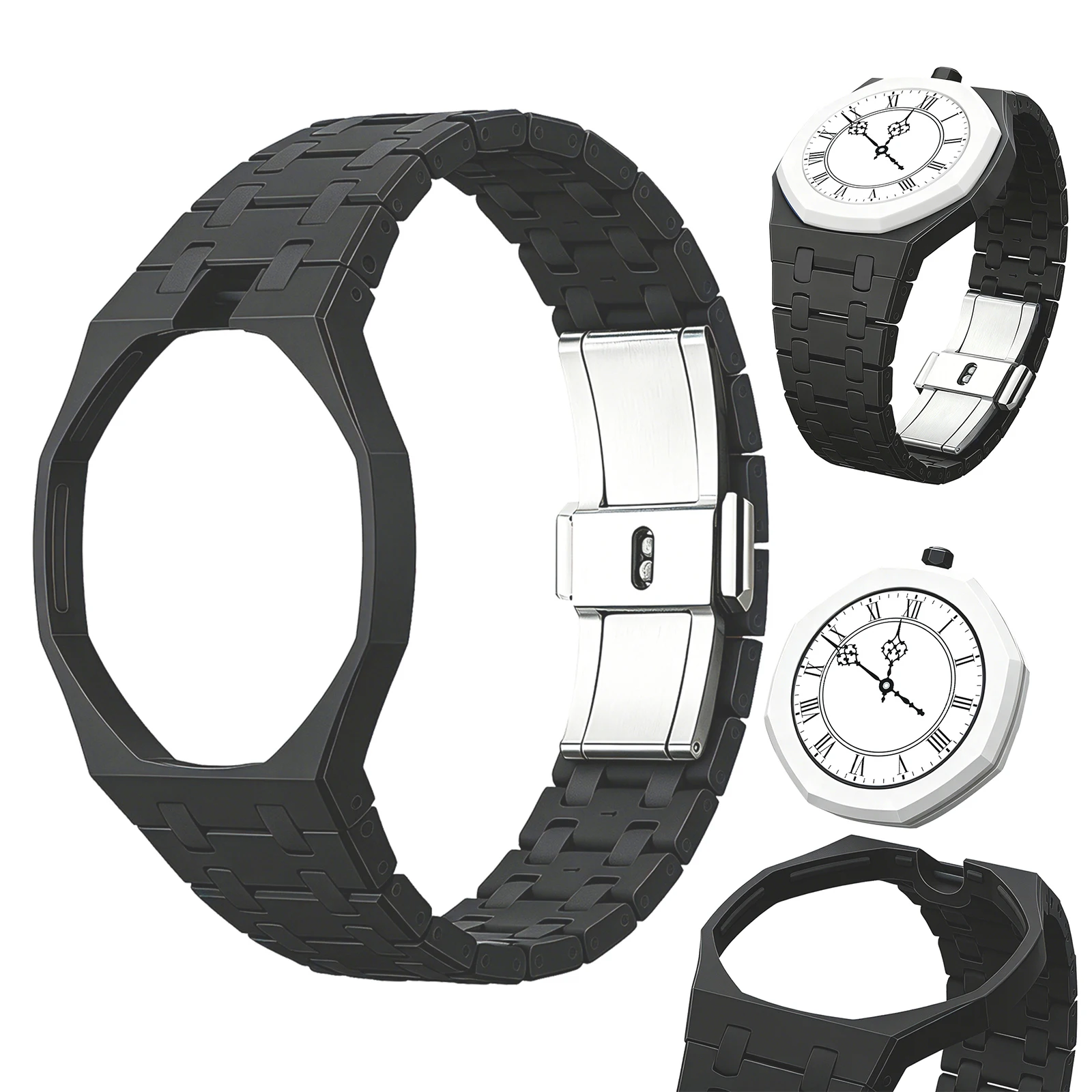 Ceramics Quick Release Watches Straps for Swatch X APRoyal Pop Watch Case Strap Soft Watch Bands for Women Men