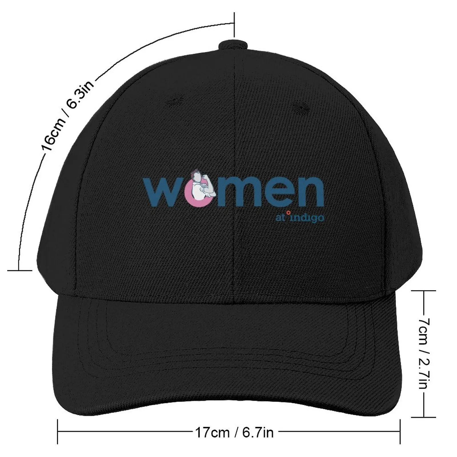 Indigo Women's Network Logo Baseball Cap custom hats fishing hat Sun Hats For Women Men's