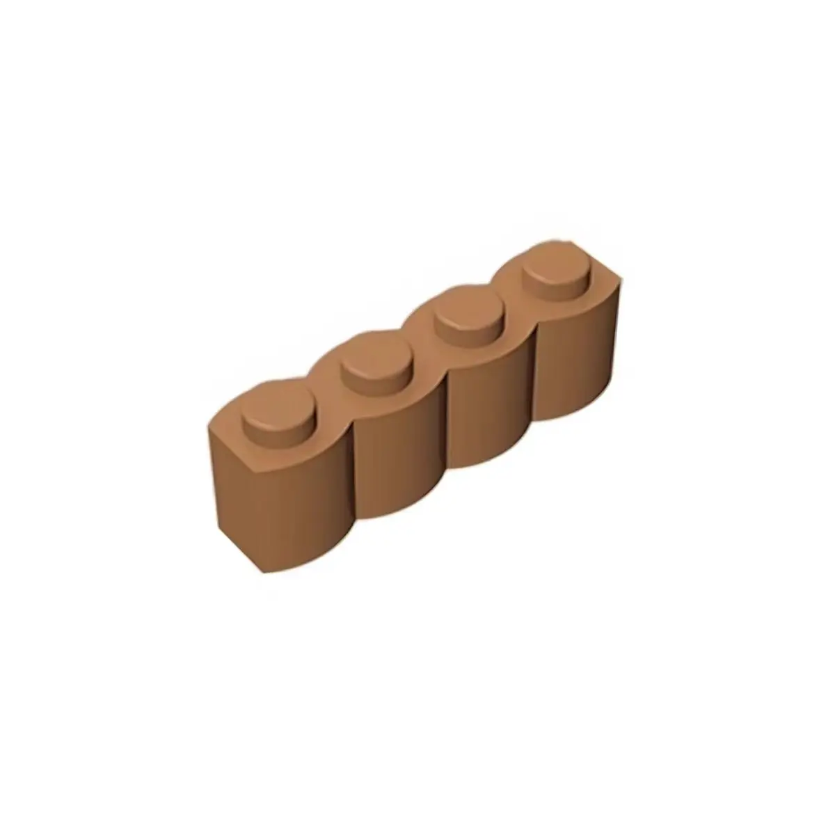 20PCS MOC Building Blocks Construction Scene Accessories Wall Bricks 30137 Fence Bricks 1x4 Wave Pattern Assembly DIY Toy Gift