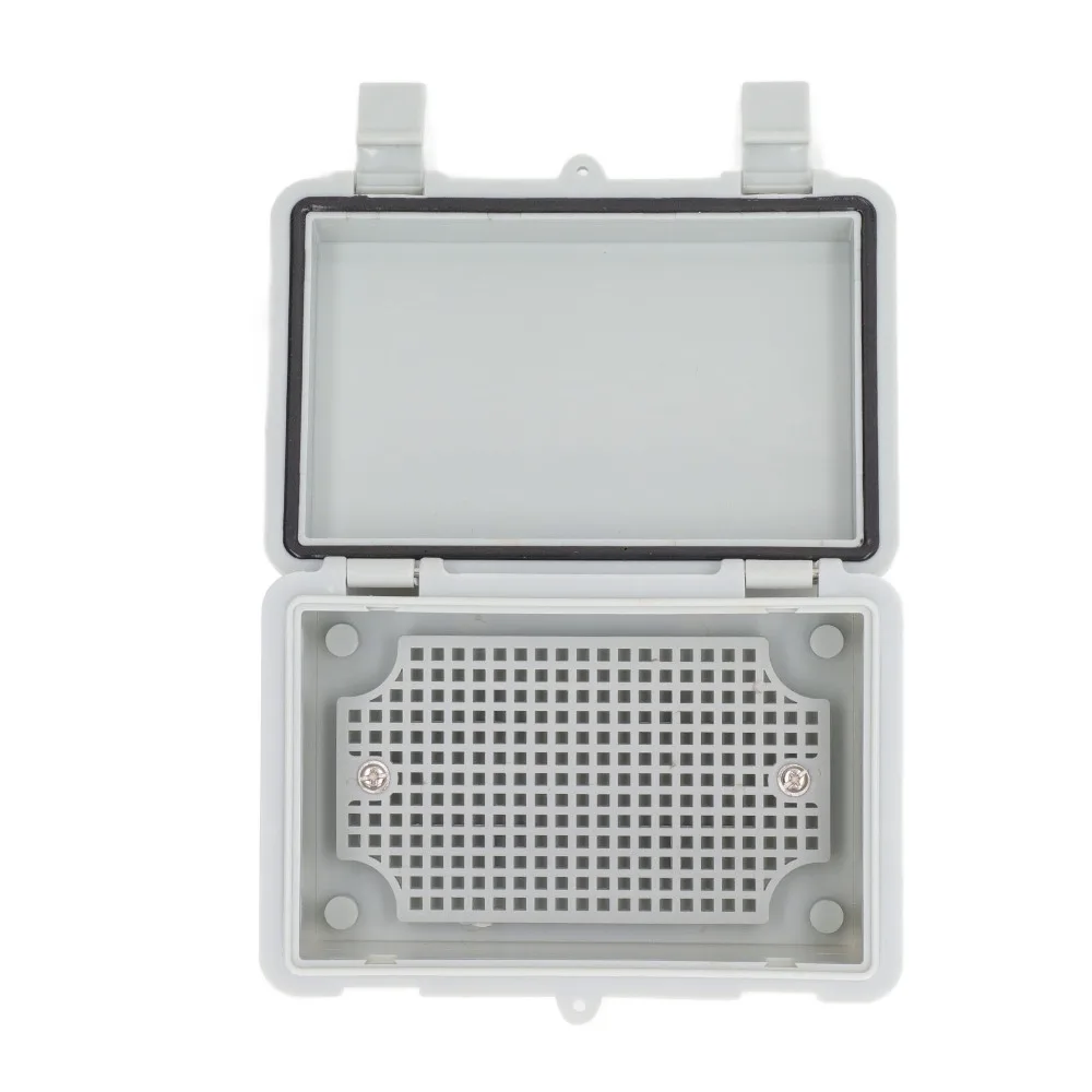 

150×100×70mm Waterproof Electrical Box Plastic Clip With bottom plate Outdoor Electrical Case Grey Electrical Enclosure