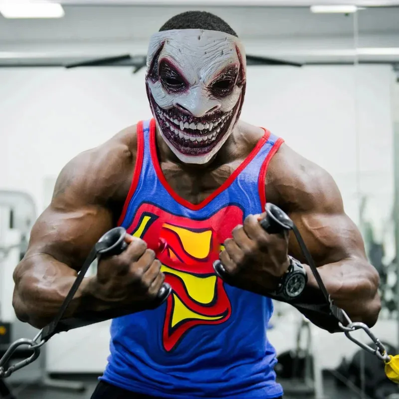 جديد 2025 Wwe The Fiend Bray Wyatt قناع اللاتكس للهالوين كرنفال حفلة تأثيري مخيف شيطان زي الدعائم أقنعة الشيطان Adjus eqs9X