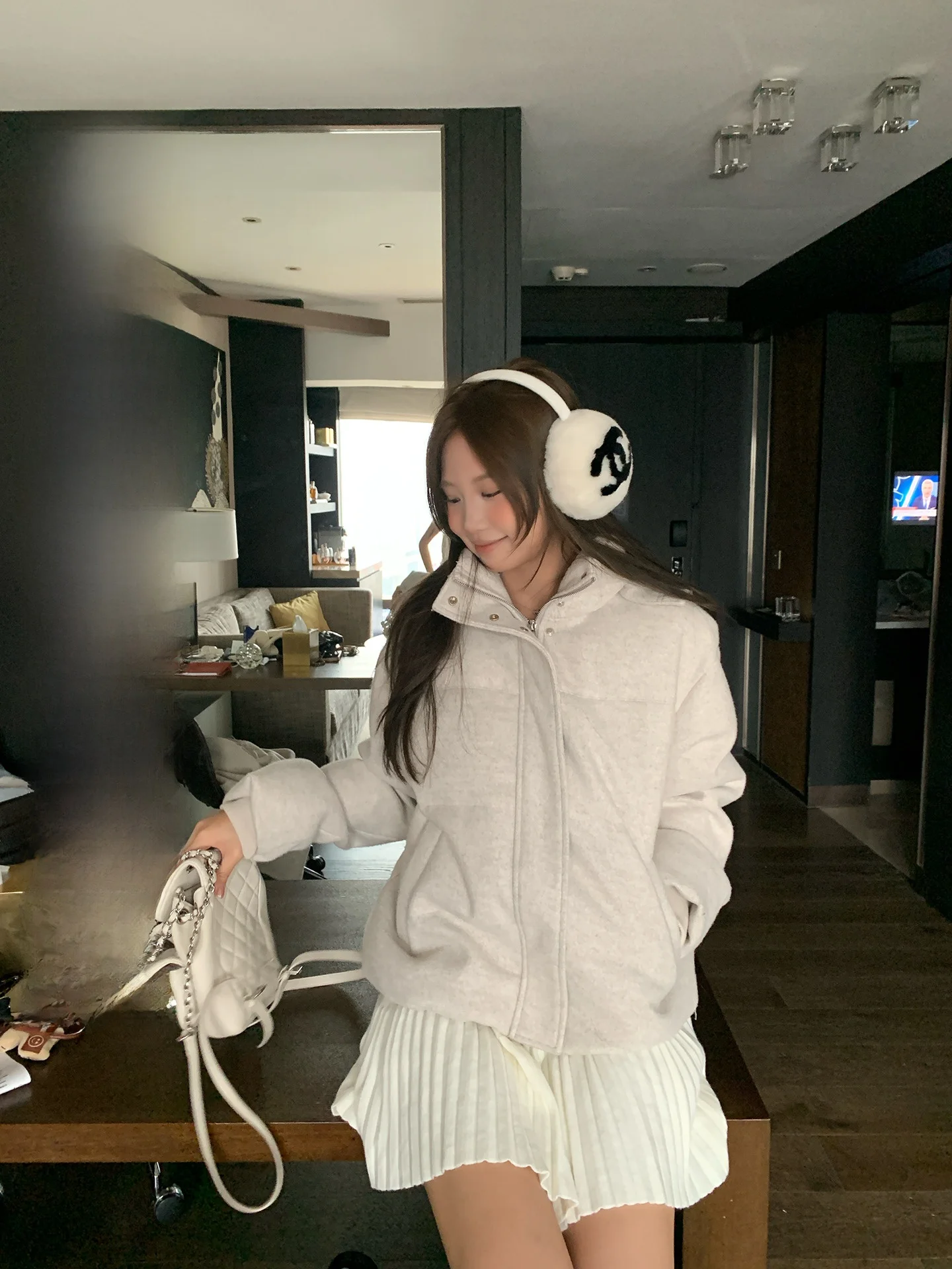 

YOKLASS женское повседневное хлопковое пальто с воротником-стойкой и воротником-стойкой, корейское осенне-зимнее пальто ort Faion, верхняя одежда