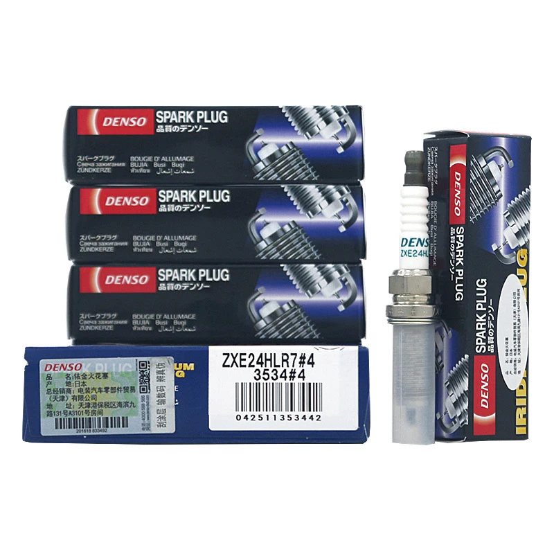 

4Pcs ZXE24HLR7 3534 Denso Spark Plug for Volvo S60 S80 S90 V40 V60 V70 V90 XC40 XC60 XC90 T4 T5 T6 B4 B5 B6 T8 2.0 2013-2023