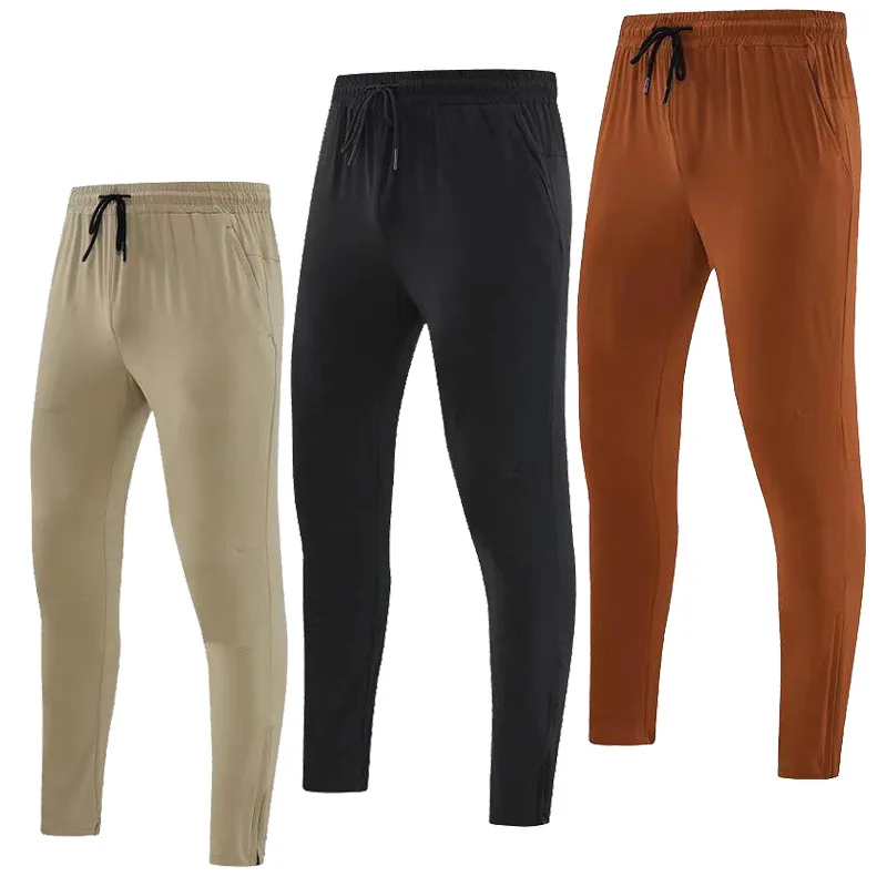 Pantalon de sport imperméable à séchage rapide pour homme, léger et fin, pantalon de course en plein air, pieds et jambes lourds pour le fitness, nouveau, 2024