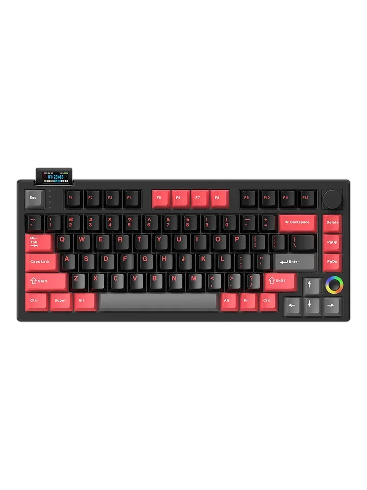 Imagem -04 - Olá Ganss-teclado Mecânico sem Fio para Jogos Junta Rgb Hot Swap Acessórios pc Gamer Presentes de Escritório Modos xs 75t