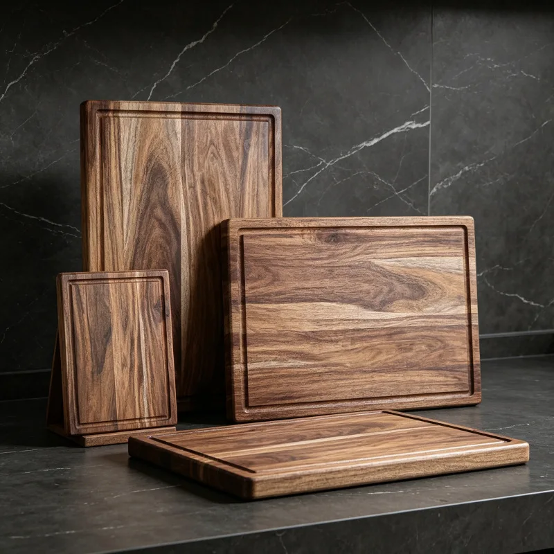 Imported Acacia Wood Cutting Board, Thickened Extra Large Heavy Solid Wood Chopping Block for Home Commercial Kitchen