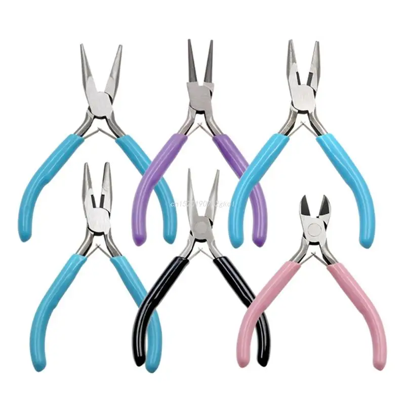 Jewelry Making Pliers Tools Kit Includes Needle Nose Pliers, Round Nose Pliers,Good for Gripping or Cutting Small Objec