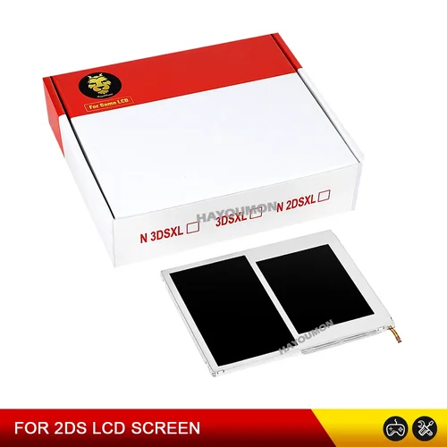 Imagen 2 del producto 1 Uds Original nueva pantalla LCD superior inferior para accesorios de pantalla LCD de repuesto 2DS Dropshipping