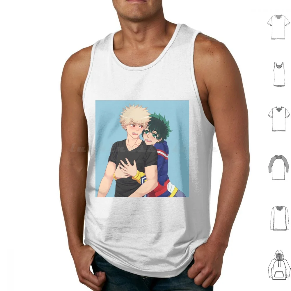 Bakudeku ( Clingy Deku ) Tank Tops Vest Sleeveless Bakudeku Katsudeku Midoriya Izuku Katsuki Bakugou Boku No Hero Academia