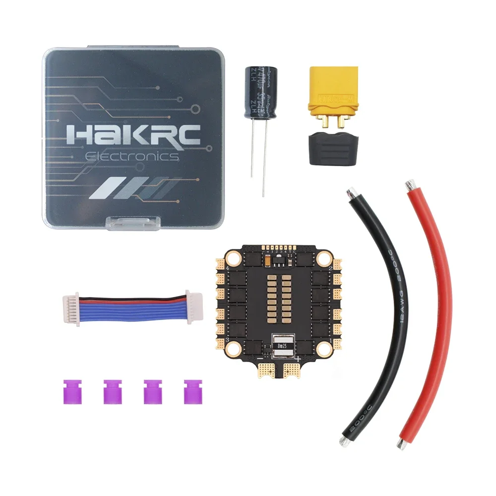 HAKRC 32BIT 40A 60A BLHeli_32 2-6S 4-in-1 ESC DShot FPV Racing Freestyle Drohne Quadcopter Bürstenlose Zubehörteile – Detail 23