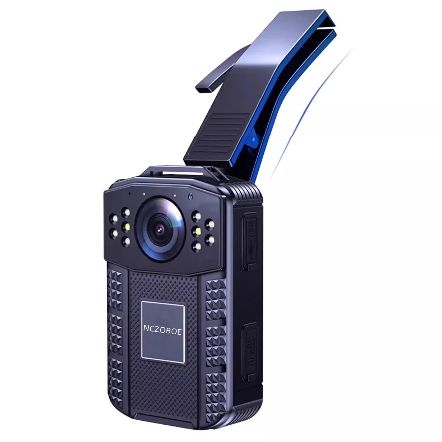 

NCZOBOE HD 1296P Body Worn Mini Camera Police DVR Video Recorder Security Cam 170 Degree IR Night Vision Mini Camcorders