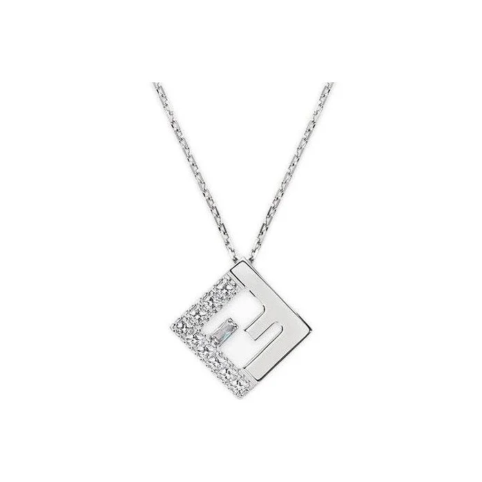 

FENDI Bronze Necklaces Men's White 7AJ878A44GF035M