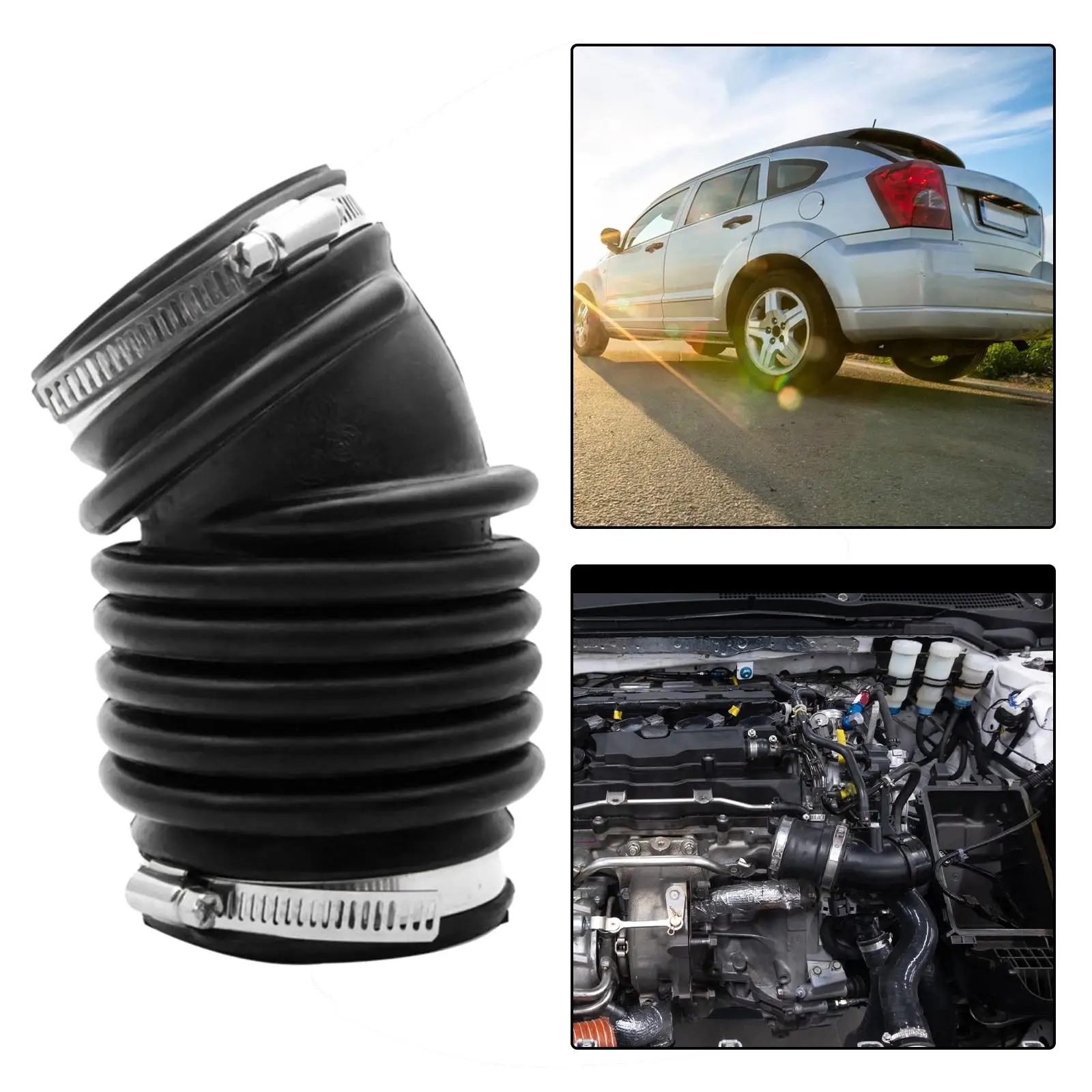 Air Filter Intake Hose Flexible 1684286 for Ford C-max DM2 Focus II Turnier DA_ Ffs DS Focus II Kabriolet Easy to Install