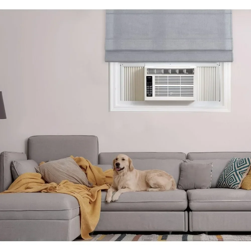 Window Air Conditioner with Dehumidifier, 115V, Window AC for Rooms up to 250 Sq. Ft., Living Room, Bedroom,