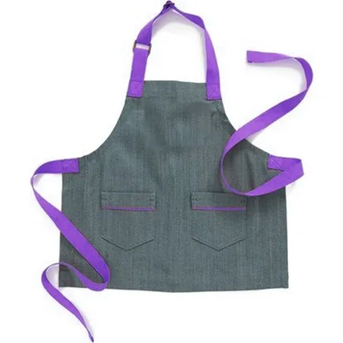 Medusa Forma Jeans Suspenders Chef Barista Cook Barber Tattoo Waiter Apron Purple