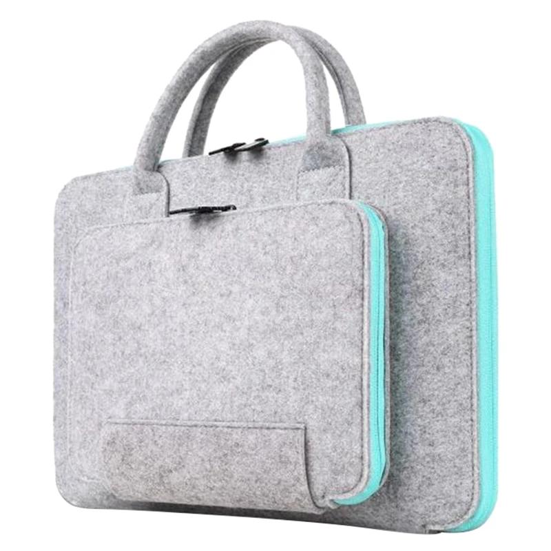 New Felt Universal Laptop Bag Notebook Case Briefcase Handlebag Pouch For Air Pro Retina Men Women 11