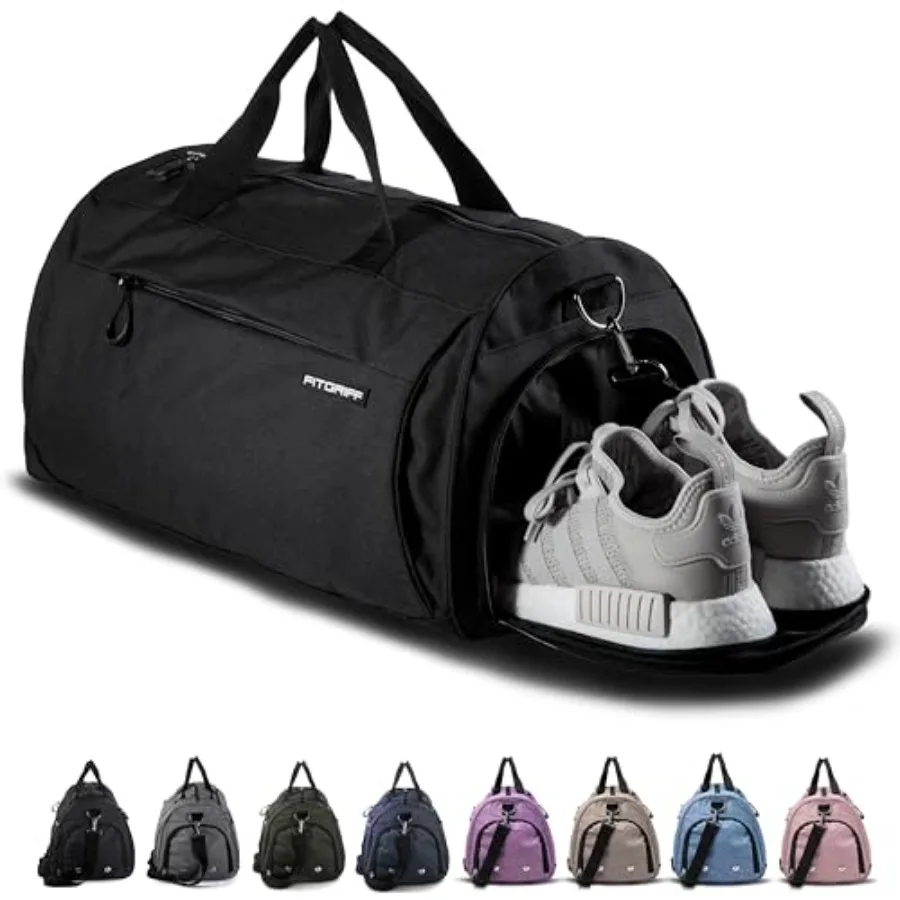 ® Gym Bag for Men and Women with Shoe and Wet Compartment - Duffle Bag for Travel, Sports, Fitness and Workout