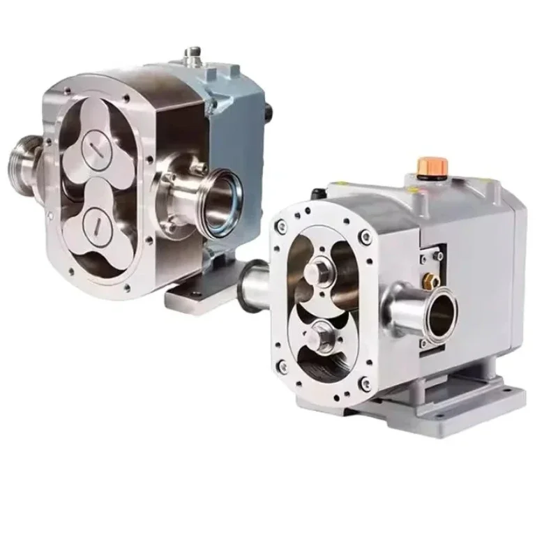 2.2kw Food Grade Stainless Steel High Viscosity Sanitary Rotary Cam Pump for Chocolate Cream Food Processing Commercial Use