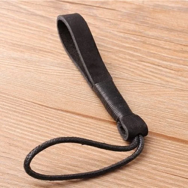 Genuine Leather Keychains Cowhide Weave Lanyard Keyring Men Women Car Key Holder Key Cover Auto Keyring Accessories Gifts