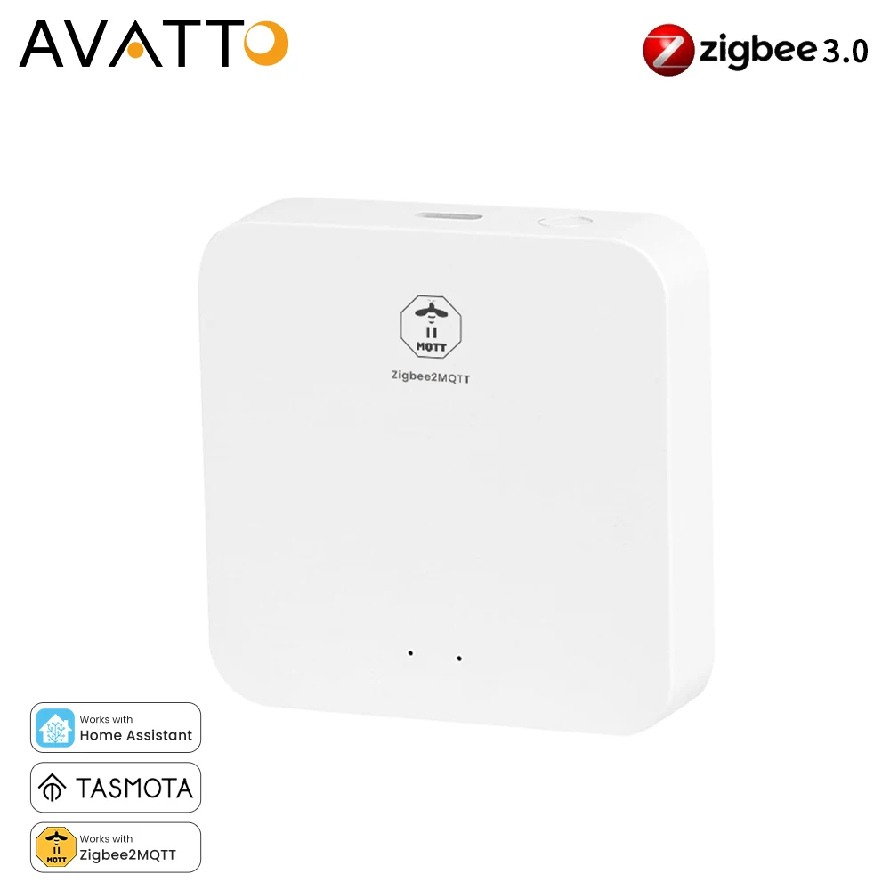

AVATTO ZigBee 3.0 Dongle Plus Smart Gateway Hub через ZHA или Zigbee2MQTT, поддержка моста домашней автоматизации Tasmota Home Assistant