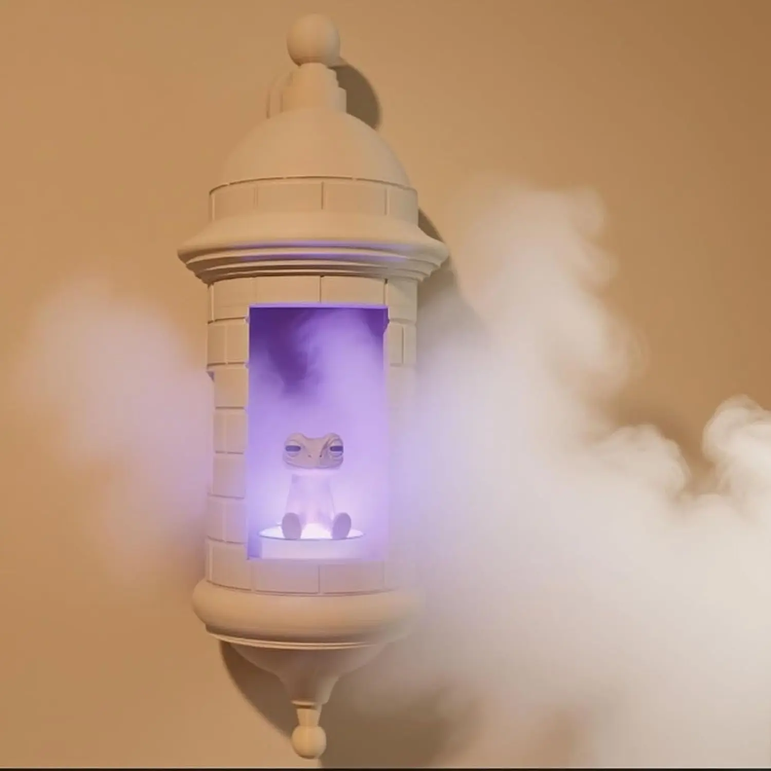 Lámpara Coqui de pared Garita Puerto Rican, decoración del hogar hecha a mano, iluminación ambiental cálida, regalo de recuerdo de Puerto Rico para el orgullo Boricua