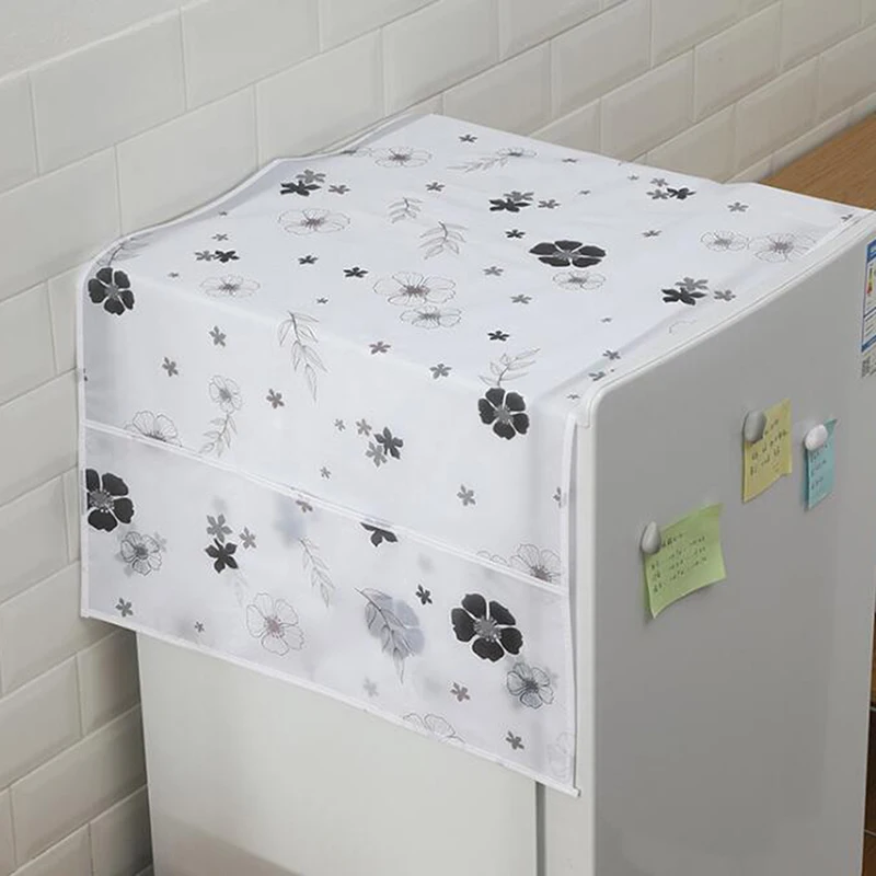 Waterproof Washing Machine Coat Dustproof Refrigerator Cover Pattern Sun Dust Protection Case Home Accessories