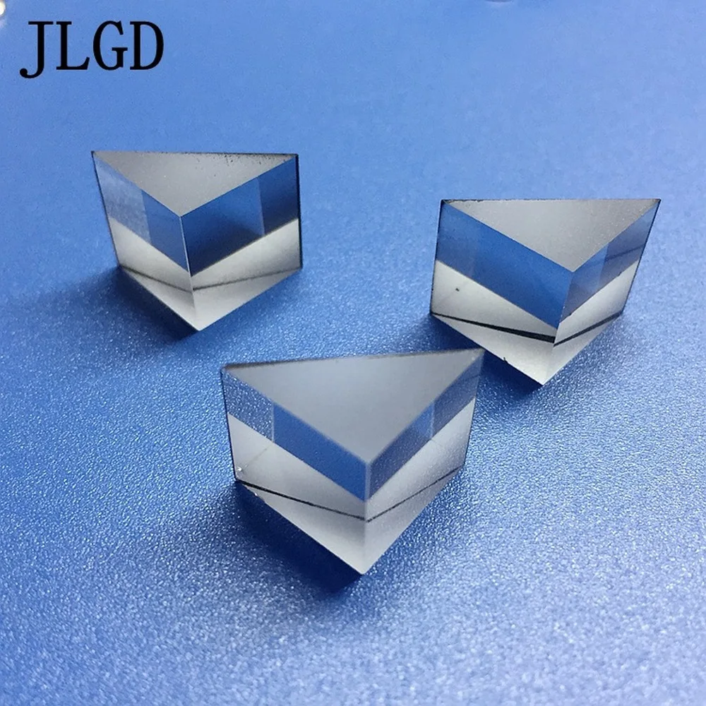 Customized15 * 15*15 مللي متر Isosceles الزاوية اليمنى مجموع انعكاس الليزر كشف ميتسوبيشي مرآة للزجاج البصري الثلاثي المنشور