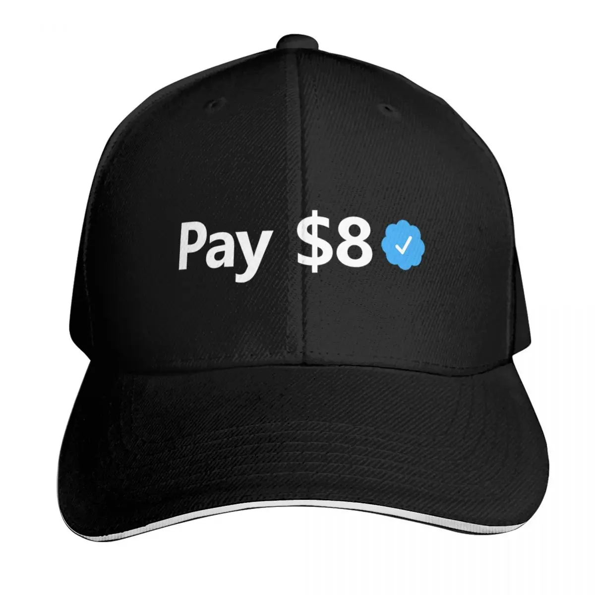 Twitter Blue Tick for $8 - Pay $8 Verified Baseball Cap Christmas Hat Unique hats Trucker Hat Anime Men's Hats Women's
