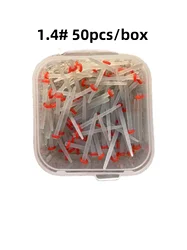 50Pcs/box Dental Fiber Posts Straight Screw Quartz Glass Fiber Resin Post Root Canal Pile Restorative Orthodontic Filling