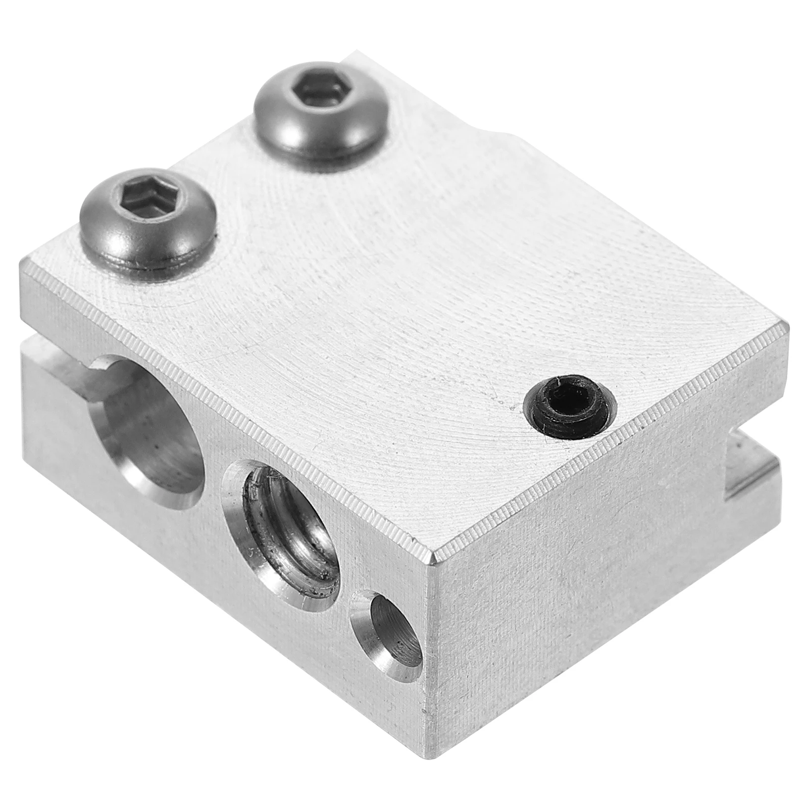 

1pc Aluminum Heating Block for 3D Printer Extruder Nozzle Replacement High Conductivity Fast Dissipation DIY Parts Accessories