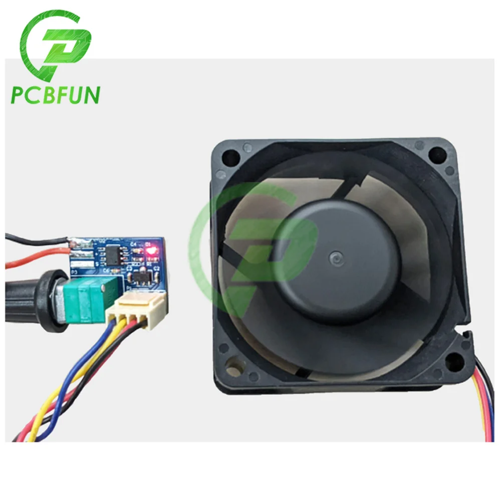 12V PWM DC Motor Speed Controller Module Single Channel Fan Speed Regulator Control Governor Switch 25KHZ