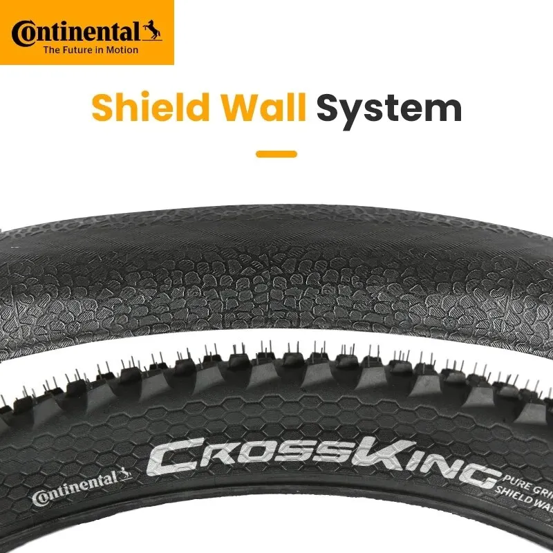 Continental Cross King 27.5 29 2.2 2.3 MTB Steel Wire Tire180TPI Mountain Bicycle ShieldWall System Non-Folding Tyre