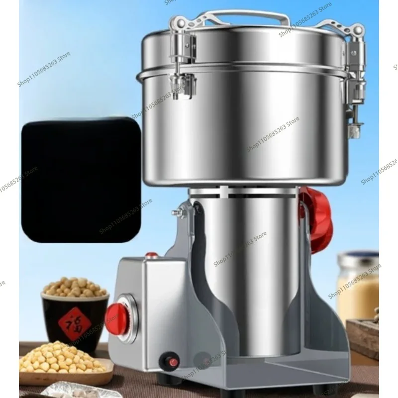 Crusher, small household universal Chinese medicine powdering machine, ultra-fine herbal material grinding and crusher