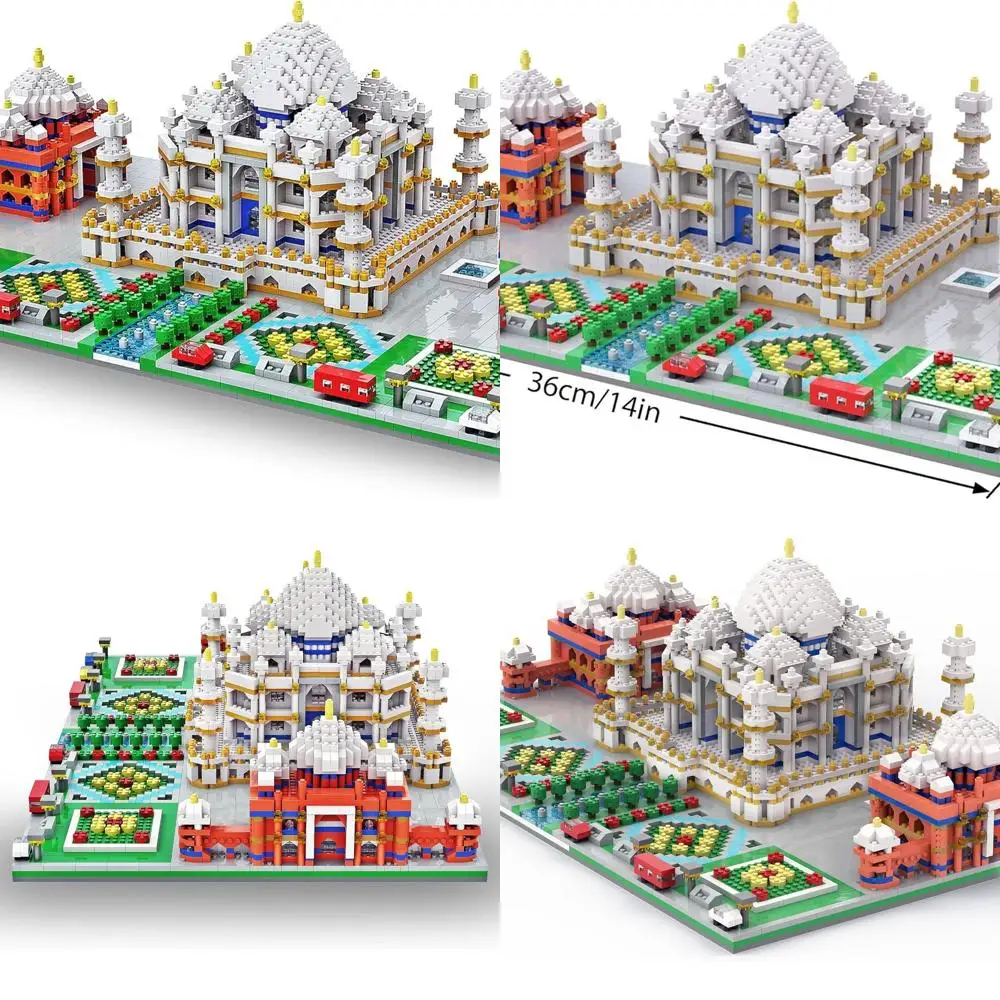 

Taj Mahal Miniature Building Kit: 5477-Piece Architecture Toy for Kids & Adults