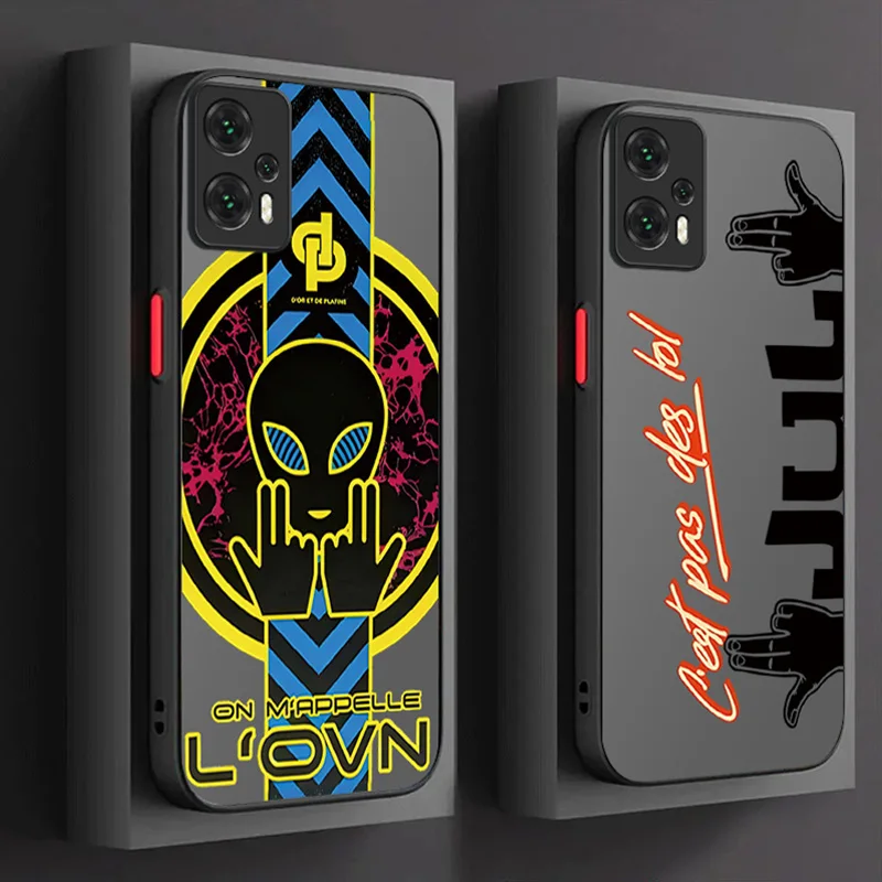 Rapper JuL C'est Pas Des Lol Case For Xiaomi 13T 12T 11T 10T 13 12 11 Lite 5G NE POCO X6 M6 Pro 4G X3 NFC X4 GT X5 F3 F4 F5 F6