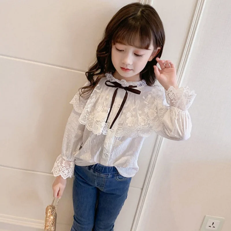 

Girls Baby's Kids Blouse Coat Jacket Outwear 2024 Blue Spring Autumn Shirts Cotton Outwear Outdoor Toddler Children's Clothing