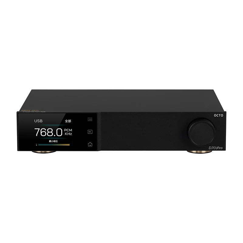 TOPPING D70 PRO OCTO HiFi DAC Bluetooth 5.1 Support LDAC with RCA XLR Output Remote Control Hi-res Audio Decoder