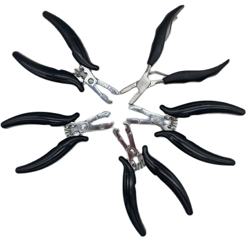 1 PC/Lot 5.5 inch Black U Type Hair Extension Plier for Making Pre-bonded Hair Extension