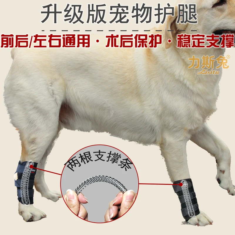 Pet Dog Assistive with Disabled Dog and Cat Elderly Assist Front Leg Rear Leg Weakness Knee Support Protective Cover