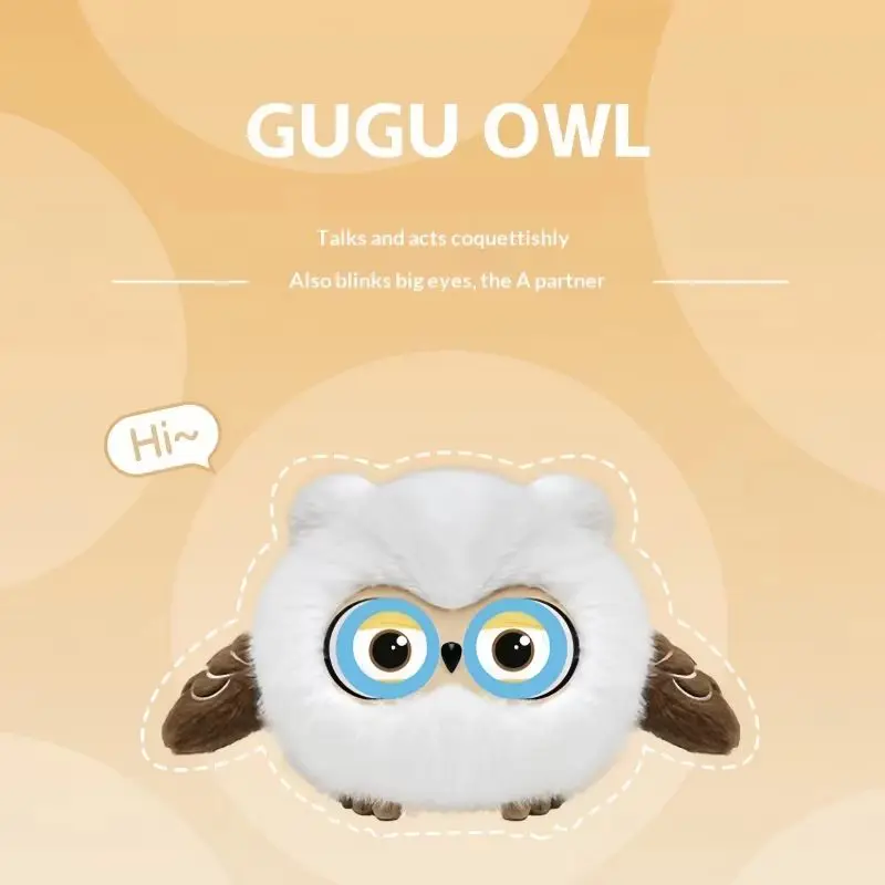 100% autentico Ai Giocattolo intelligente Edizione estera Conversazione vocale Gugu Guf Bufo Doppio occhio Emozioni Interazione Wifi Accompagnare la bambola