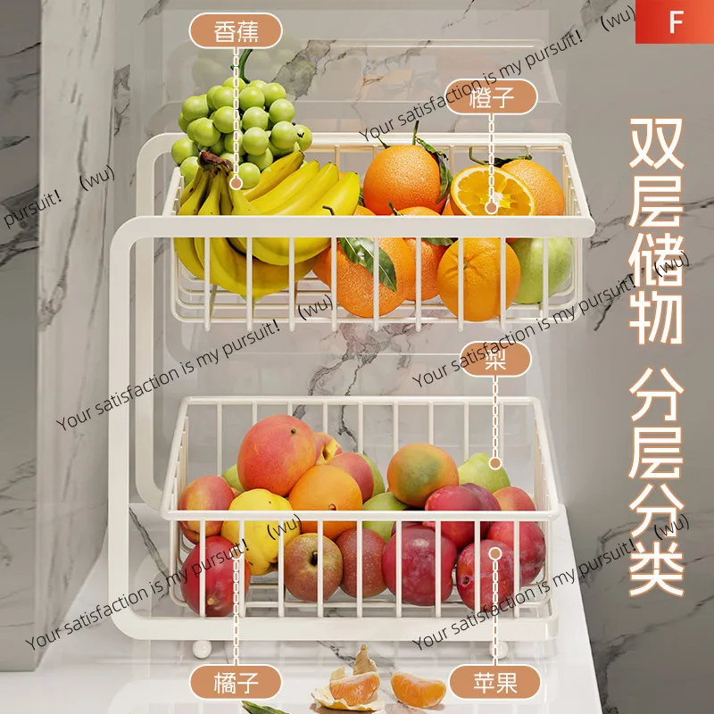 Coffee table countertop cup holder Water cup Teacup layered storage rack Multifunctional melon and fruit dried fruit rack
