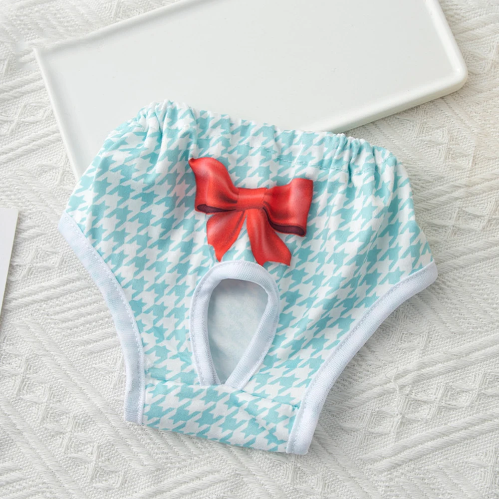 Dog Diapers Physiological Pant Puppy Women\'s Panties Shorts Underwear Washable Female Dog Diper Panties Pet Dog Cat Clothes