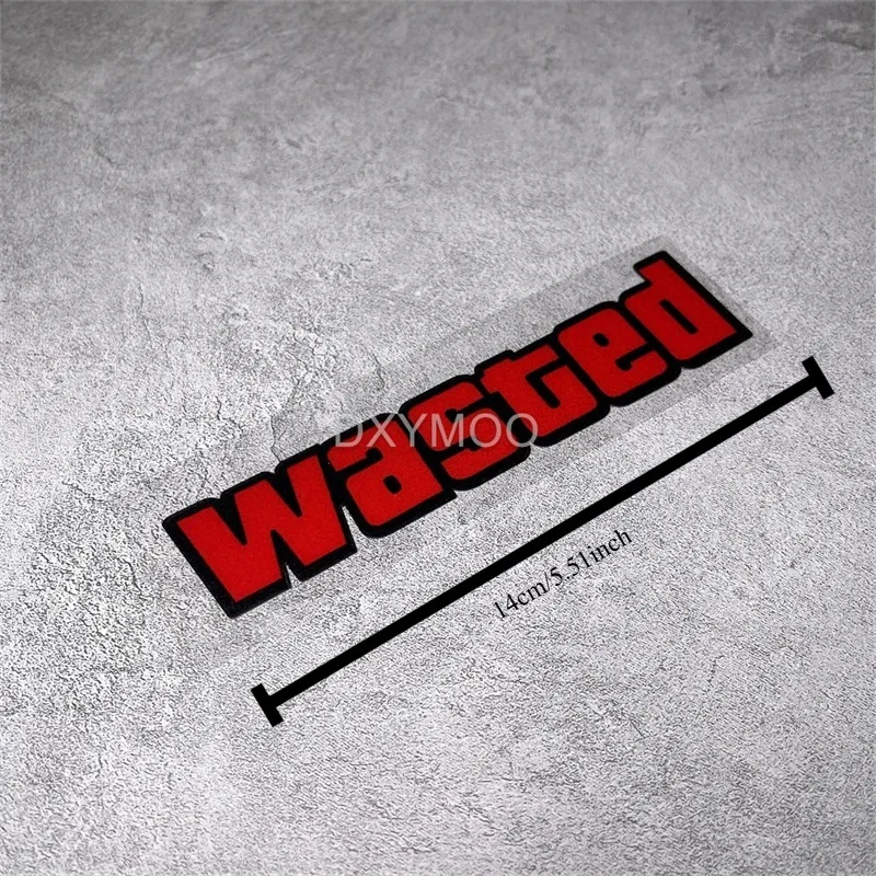 GTA Inspired Stickers, Block Font with Black Outline, Multi-color, Waterproof for Car, Fairing, Laptop & Gaming Gear