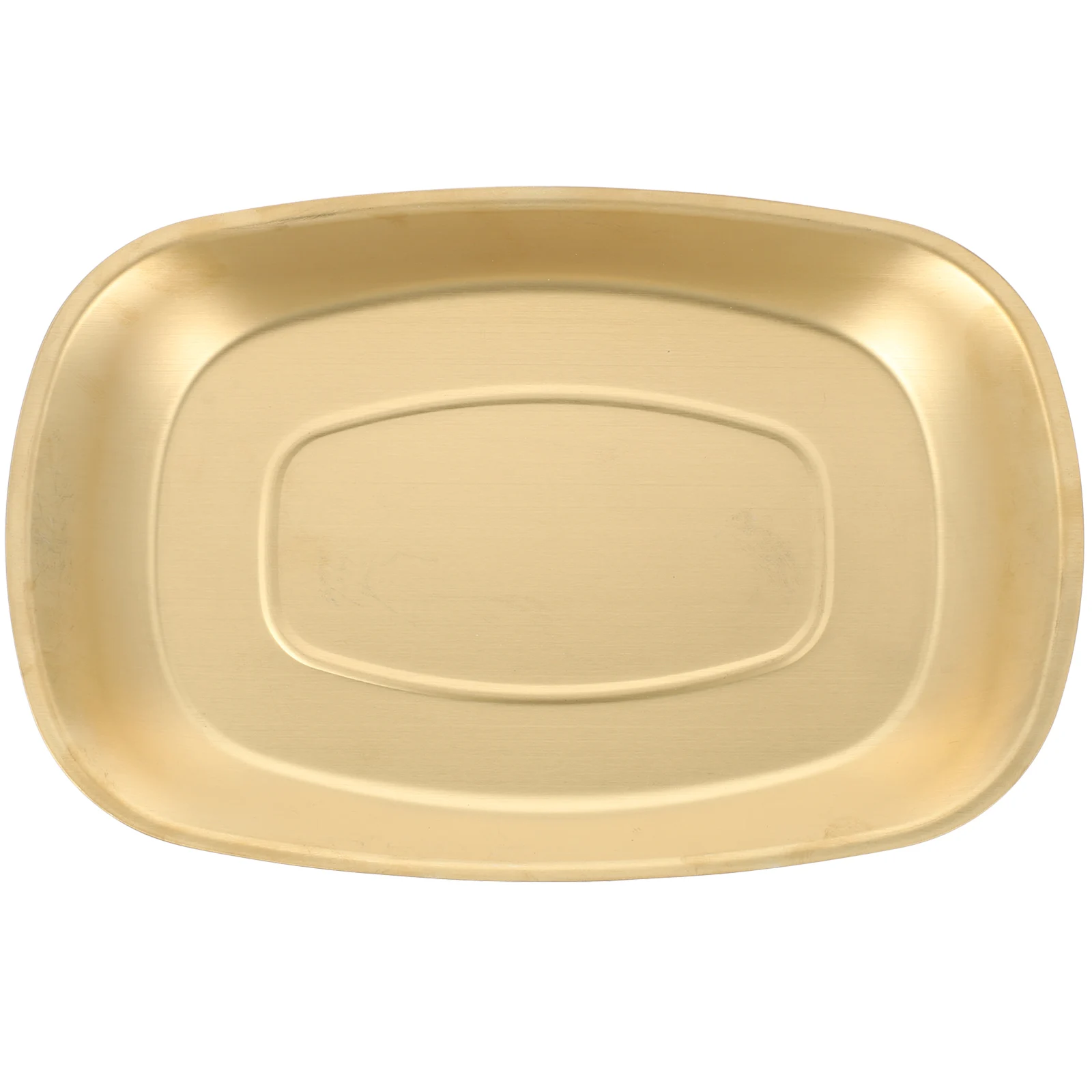 

Stainless Steel Plate Platter for Serving Fried Chicken Dessert Restaurant Food Plate Fruits Restaurant Household Food Tray