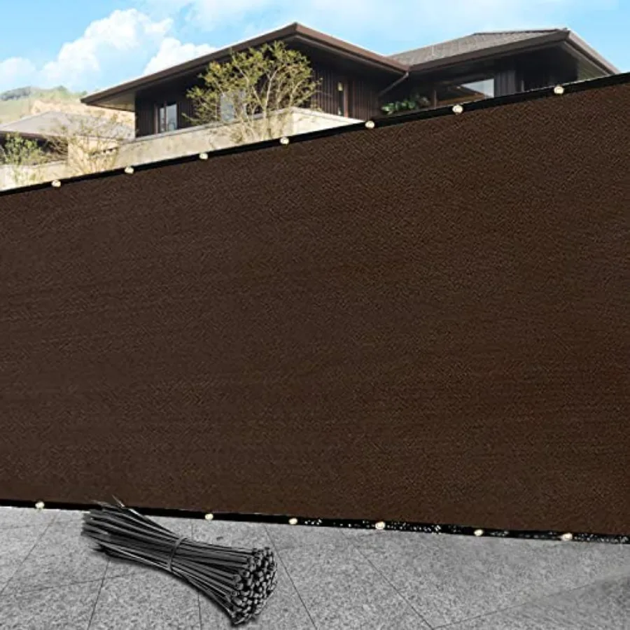 

Защитная сетка для забора 5' x 50' с креплениями на молнии для террасы, патио, двора, бассейна, крыльца, перил - W