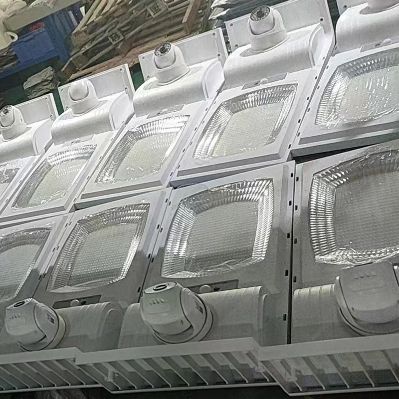 Monitoreo solar multifuncional, luz fluorescente solar, farola con radar solar integrada