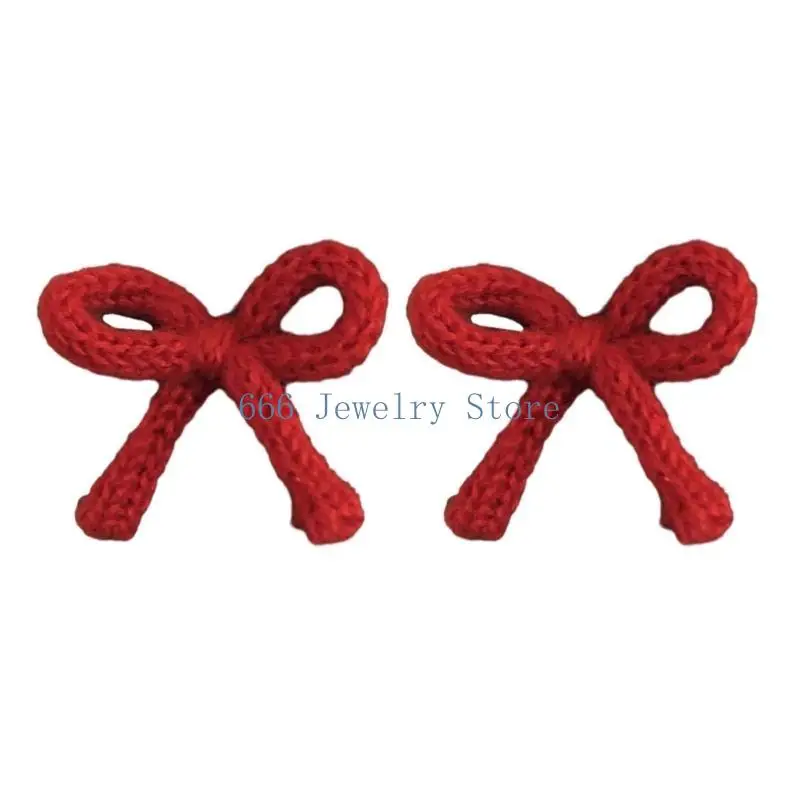 F2TD 2Pcs Bowknot Hairslide Versatile Hair Clip Sweet Bow Pendant Hairclip Colorful Hairpin Stylish Headwear Decoration
