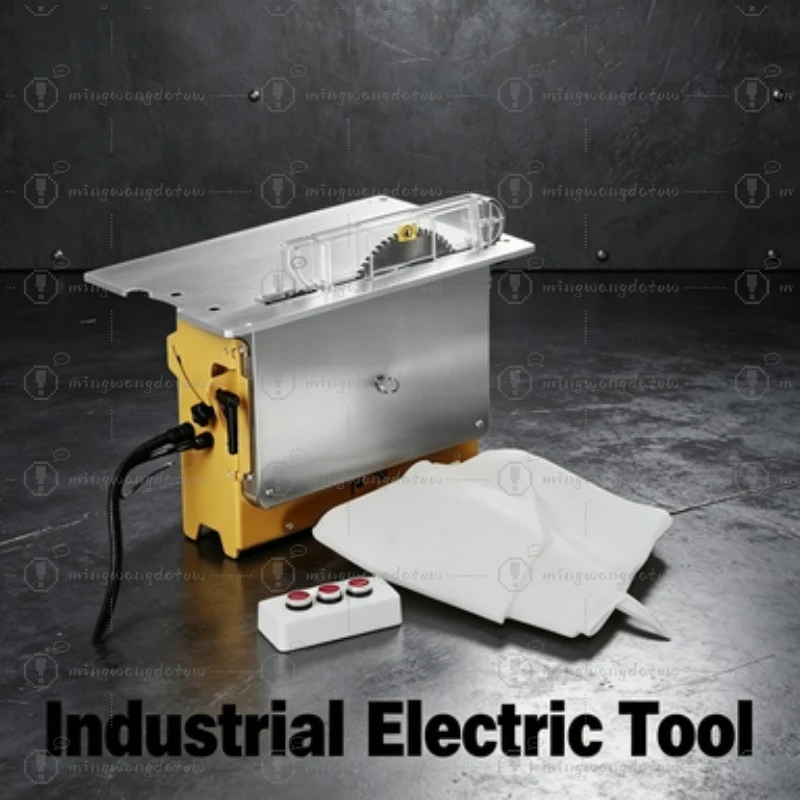 Foldable Sliding Table Saw, Multifunctional Dust-Free Integrated Sub-mother Saw Woodworking Workbench Cutting Machine